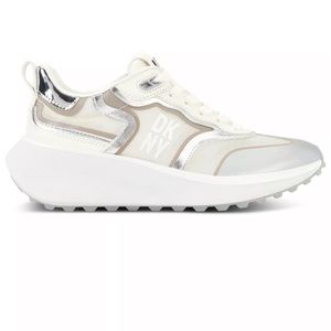 DKNY sneakers white with silver